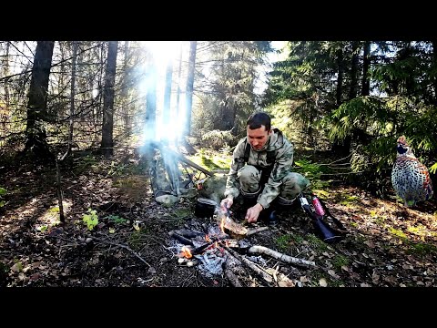 Видео: ХОДОВАЯ ОХОТА В ТАЙГЕ НА РЯБЧИКА С ТОЗ-34Р | ВКУСНЕЙШАЯ ЕДА НА КОСТРЕ