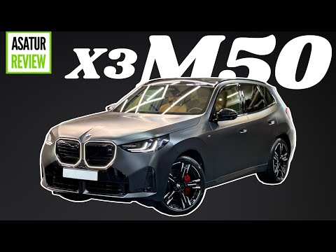 Видео: Привезли под заказ по конфигуратору BMW.DE Новый BMW X3 M50 G45 Sophisto Grey / Merino Amber 2025