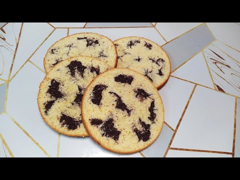 Видео: Апельсиново-мраморный бисквит