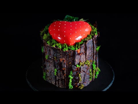 Видео: Торт ПЕНЬ с очень РЕАЛИСТИЧНОЙ КОРОЙ