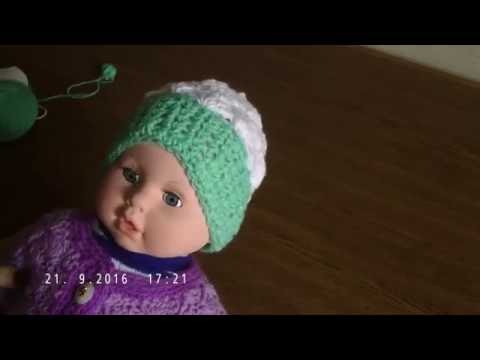 Видео: Ещё одна оригинальная шапочка для малыша
