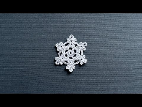 Видео: мк: в'язана СНІЖИНКА, різдвяні прикраси гачком