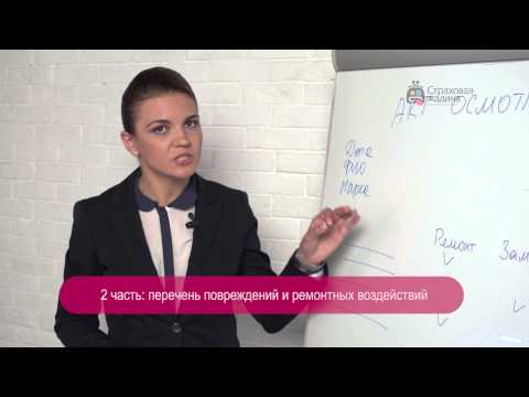 Видео: 2. Какие документы нужны для страховой? Осмотр автомобиля экспертом.