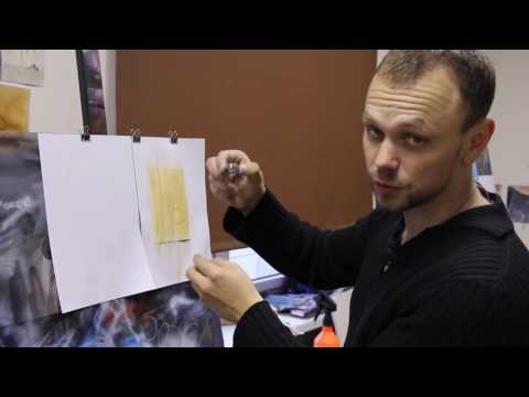 Видео: Уроки по аэрографии! Текстура дерева. Дмитрий Осокин