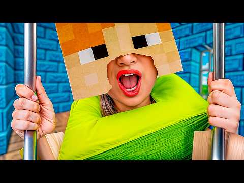 Видео: Новый Minecraft в реальной жизни! Как сбежать из тюрьмы!