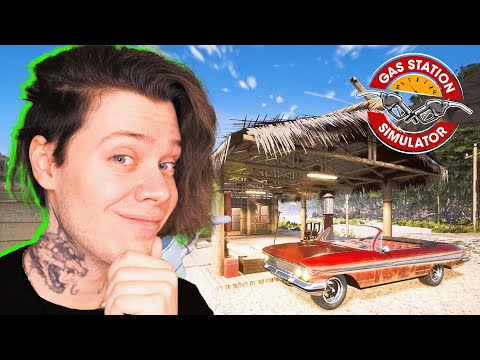 Видео: РОКЕТ ОТКРЫЛ ЗАПРАВКУ ВОЗЛЕ ВУЛКАНА ► Gas Station Simulator - Tidal Wave DLC #1