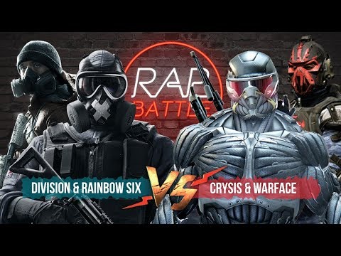 Видео: Рэп Баттл 2x2 - Crysis & Warface vs. Tom Clancy's The Division & Rainbow Six: Siege