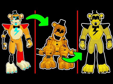 Видео: Я ПОЧИНИЛ ФРЕДДИ ДЕТАЛЯМИ ЗОЛОТОГО ФРЕДДИ В МАЙНКРАФТ ФНАФ FNAF 9 SECURITY BREACH MINECRAFT