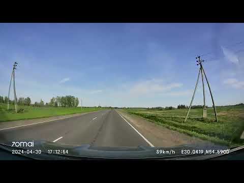 Видео: Driving in Vitebsk region: Лепель - Орша 30/04/2024 (timelapse 4x)