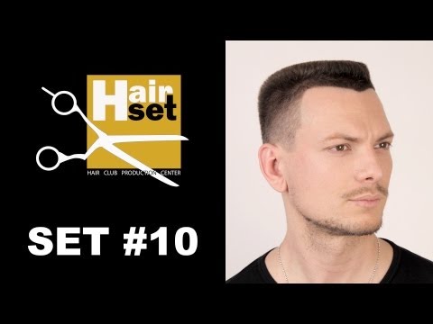 Видео: Hair Set #10 (стрижка площадка, коктейльная прическа, Revlon Sensor Perm Computer - GB, RU)