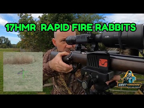 Видео: 17HMR SHOOTER CAM-ОХОТА НА КРОЛИКА