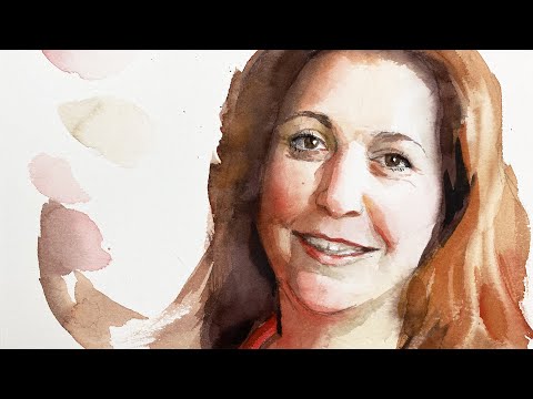 Видео: Как рисовать оттенки кожи акварелью