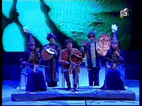 Видео: Қобызшылар ансамблі  "Қобыз сарыны" - Қорқыт