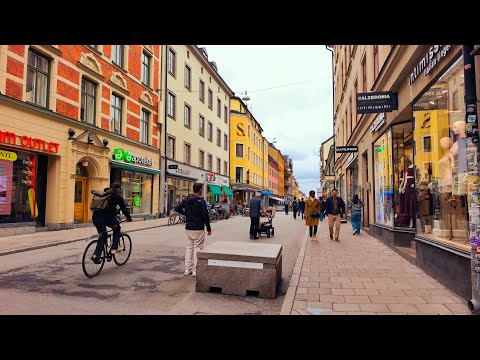 Видео: Södermalm, Stockholm | Relaxing City Walk 4K. Прогулка по Стокгольму | Атмосферный городской тур 4K