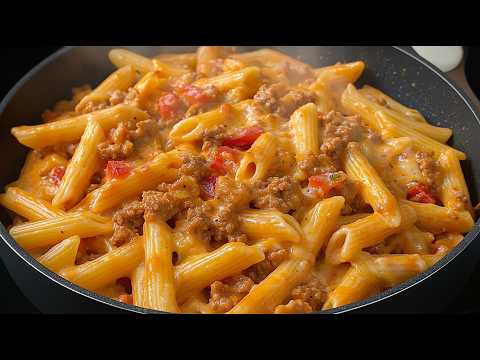 Видео: Невероятно вкусная паста с фаршем за 15 минут! Самый простой рецепт ужина!