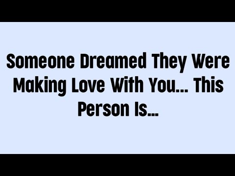 Видео: ☪️Кто-то приснился, что занимался с вами любовью... Этот человек...