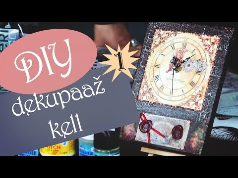 Видео: Часы на Холсте - МАТСТЕР-КЛАСС #1