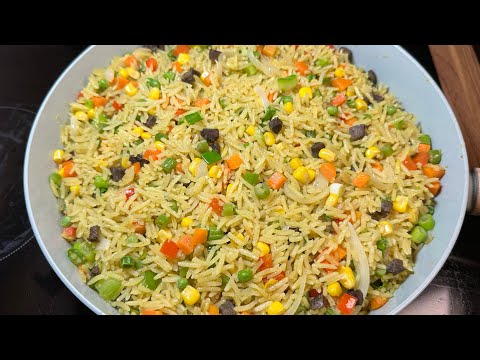 Видео: Как приготовить лучший рецепт нигерийского жареного риса | Хранится несколько дней | пошагово #ni...