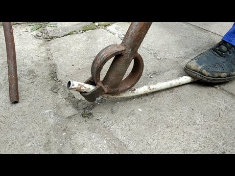 Видео: Трубогиб ручной/Manual pipe bender/Инструмент сантехника/Трубогибочный инструмент.