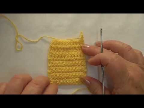 Видео: Научу вязать крючком. Урок 3. Столбик с одним накидом.