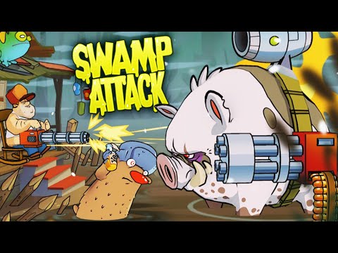 Видео: ДУЭЛЬ МИНИГАНОВ - ГИГАНТСКИЙ СВИН БОСС против БОЛОТНОГО ТОЛСТЯКА / Swamp Attack