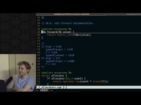 Видео: Лекция 41. Реализация std::move и std::forward. Реализация push_back с move-семантикой
