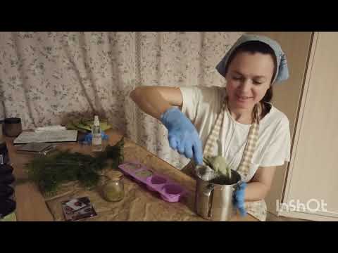 Видео: Изготовление твердого шампуня на смоле и отваре пихты.