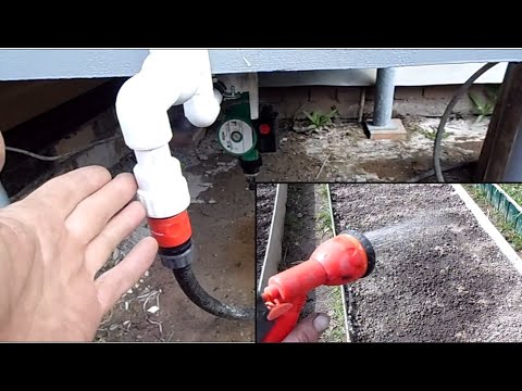 Видео: Полив через циркуляционный насос. Watering from a pump for heating with your own hands