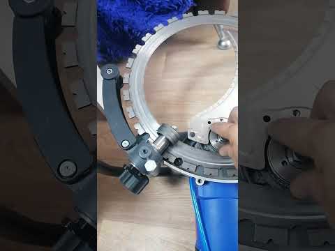 Видео: Кольцерез 240,239 на рельсе с электроприводом продаю +79789287287