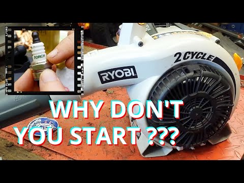 Видео: Инструкция по замене катушки зажигания: воздуходувка RYOBI RY09056