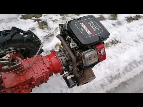 Видео: Мотоблок с V-образным двигателем. | Двухцелиндровый V Tvin. 12,5 л.с.