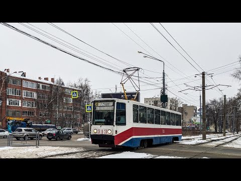 Видео: 71-608К || борт №313 || маршрут 1, г.Томск