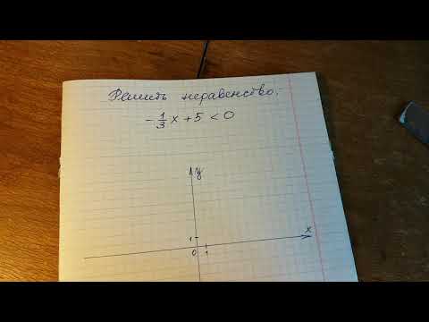 Видео: Применение графиков к решению линейных неравенств.