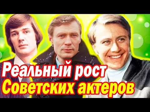 Видео: Вы Удивитесь! Реальный рост Актеров и Актрис СССР