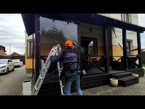 Видео: Инструкция по установке Мягких окон ПВХ