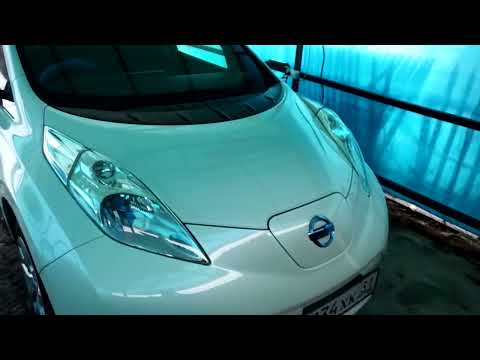 Видео: Nissan Leaf /2014/ 24квт 10 делений ,комлектация S до замены батареи .