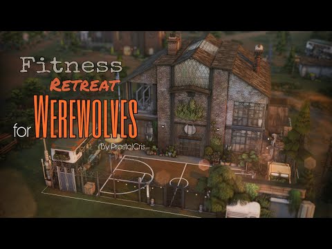 Видео: Логово оборотней | Фитнес-ретрит в Мунвуд Милл | Строительство The Sims 4 | No CC | Halloween