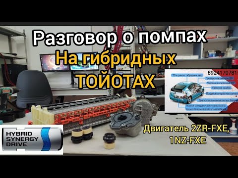 Видео: ПОМПА двигателя НА ГИБРИД TOYOTA HYBRID PRIUS AQUA возможные причины.