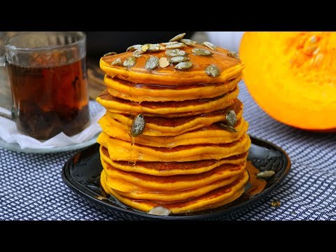 Видео: Приготовьте такие панкейки на завтрак! Они очень вкусные | Pumpkin Pancakes