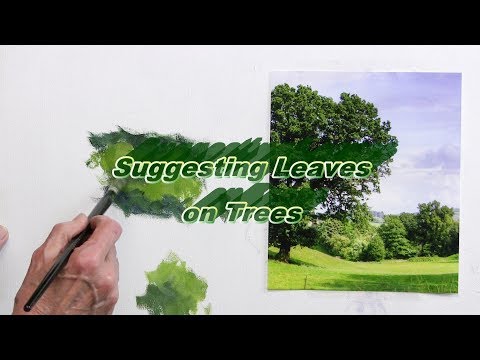 Видео: Совет 169 — Как изобразить листья на деревьях