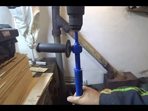 Видео: Делаем переходник на ледобур и шуруповерт
