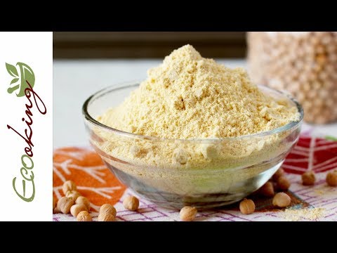 Видео: Нутовая мука / как просто сделать самим