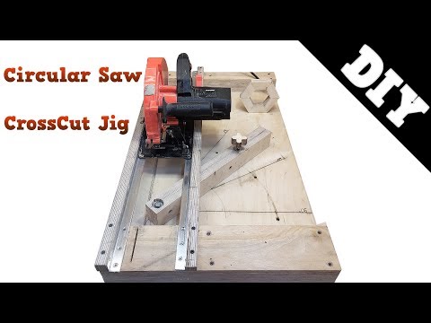Видео: Circular Saw Crosscut Jig / Торцовочная система из циркулярной пилы