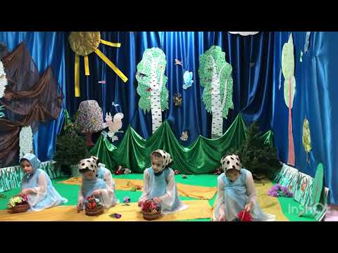 Видео: Инсценировка сказки "Три медведя" старшей группы "Б" "Маша и медведь"