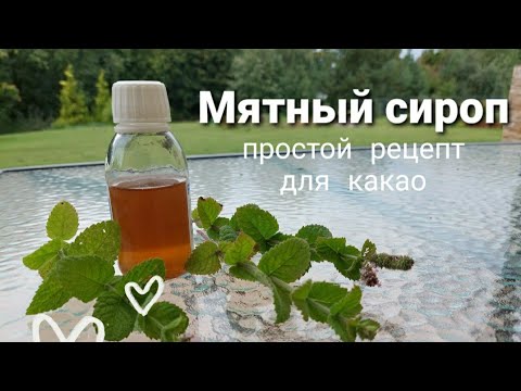 Видео: Вкуснейший мятный сироп | Как приготовить DIY