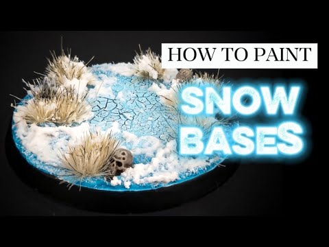 Видео: Как создать и покрасить снежную базу (подходит для новичков)