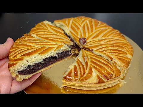 Видео: Шоколадно-ореховый галет де Руа👑: королевский десерт, который очень легко приготовить!