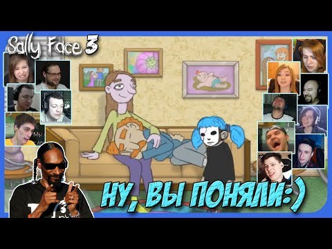 Видео: Реакции Летсплейщиков на "Странных" родителей Тодда из Sally Face 3 Episode (The Bologna Incident)