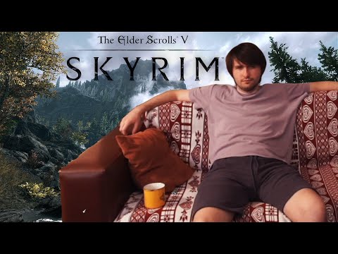 Видео: Юзя отыгрывает роль попрошайки в The Elder Scrolls V: Skyrim с модами