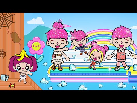 Видео: Я Одна Без Диамантовых Волос в Семье 💎😭  Toca Life World  ТОКА БОКА
